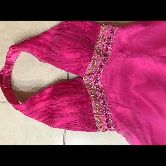❤️❤️❤️❤️New item Riva Designs fuchsia classy dress size 0 - Picture 7 of 7